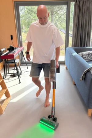 Ledningsfri støvsuger test