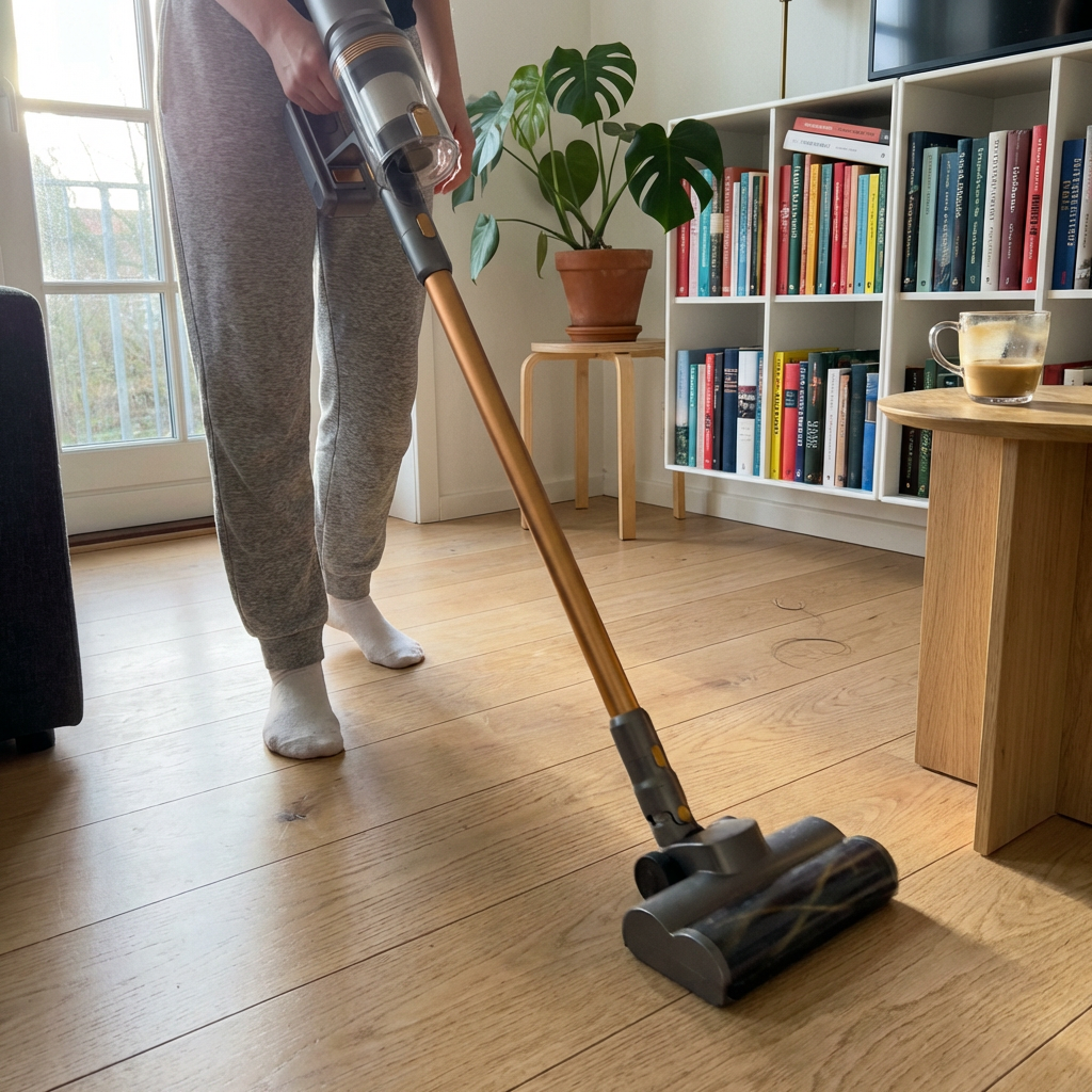 HyperVac9000 - Kraftig trådløs støvsuger med HEPA filter - iHero - Bedste støvsuger - Techii.dk