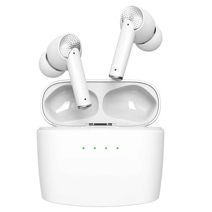 Premium Trådløst J8 Bluetooth Headset - Hvid - iHero - In-ear høretelefoner - Techii.dk